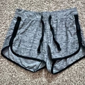 Justice Girls Grey Athletic Shorts